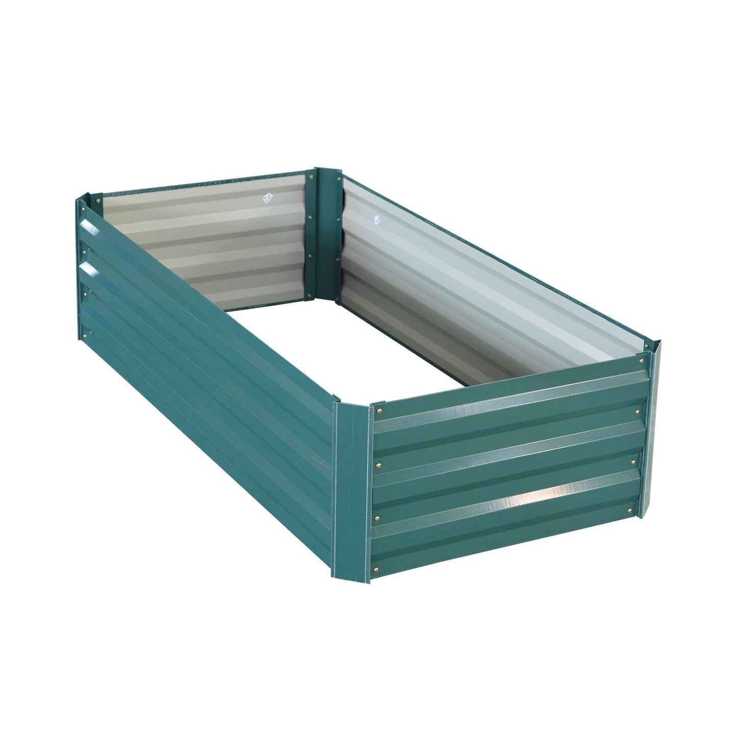 Garden Bed | Wallaroo | 120 x 60 x 30cm | Galvanized Steel - Green
