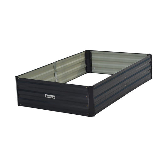 Garden Bed | Wallaroo | 150 x 90 x 30cm | Galvanized Steel - Black