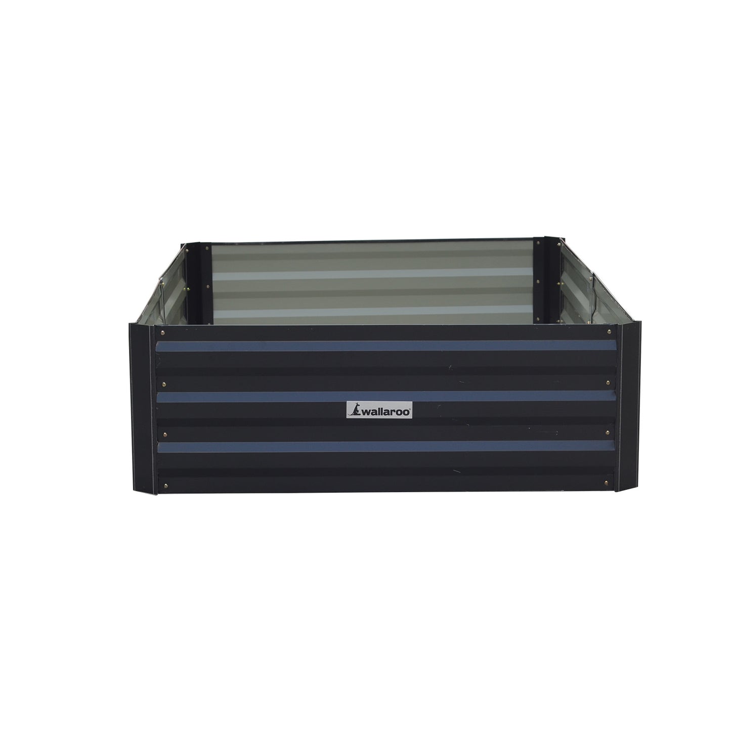 Garden Bed | Wallaroo | 150 x 90 x 30cm | Galvanized Steel - Black