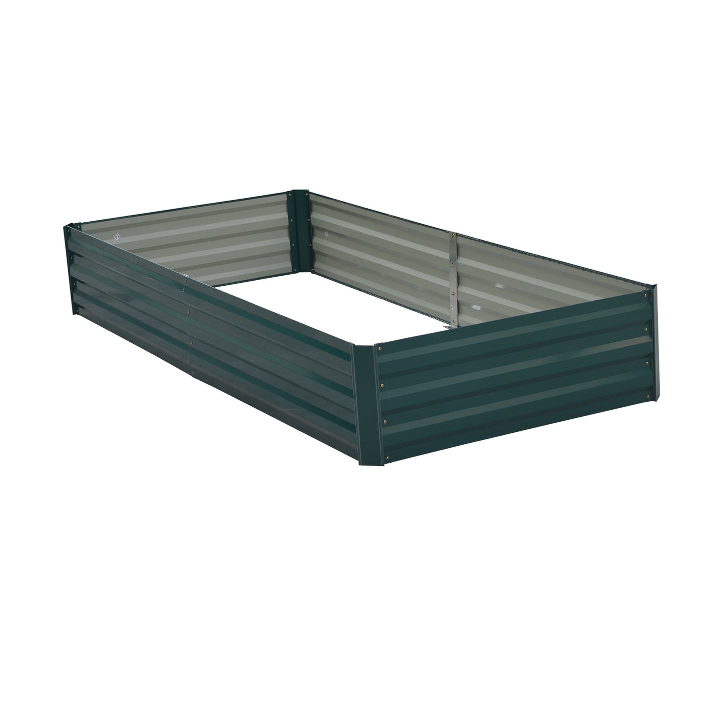 Garden Bed | Wallaroo | 210 x 90 x 30cm | Galvanized Steel - Green
