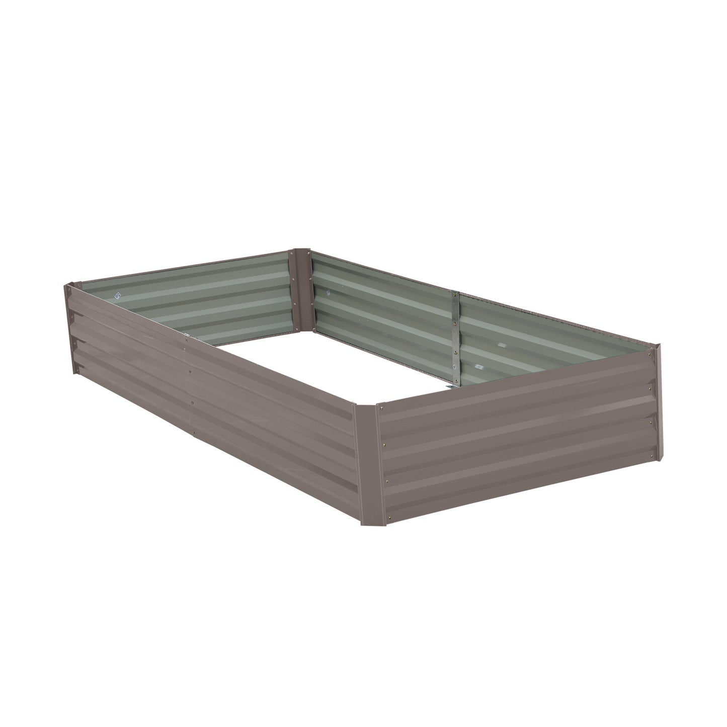 Garden Bed | Wallaroo | 210 x 90 x 30cm | Galvanized Steel - Grey