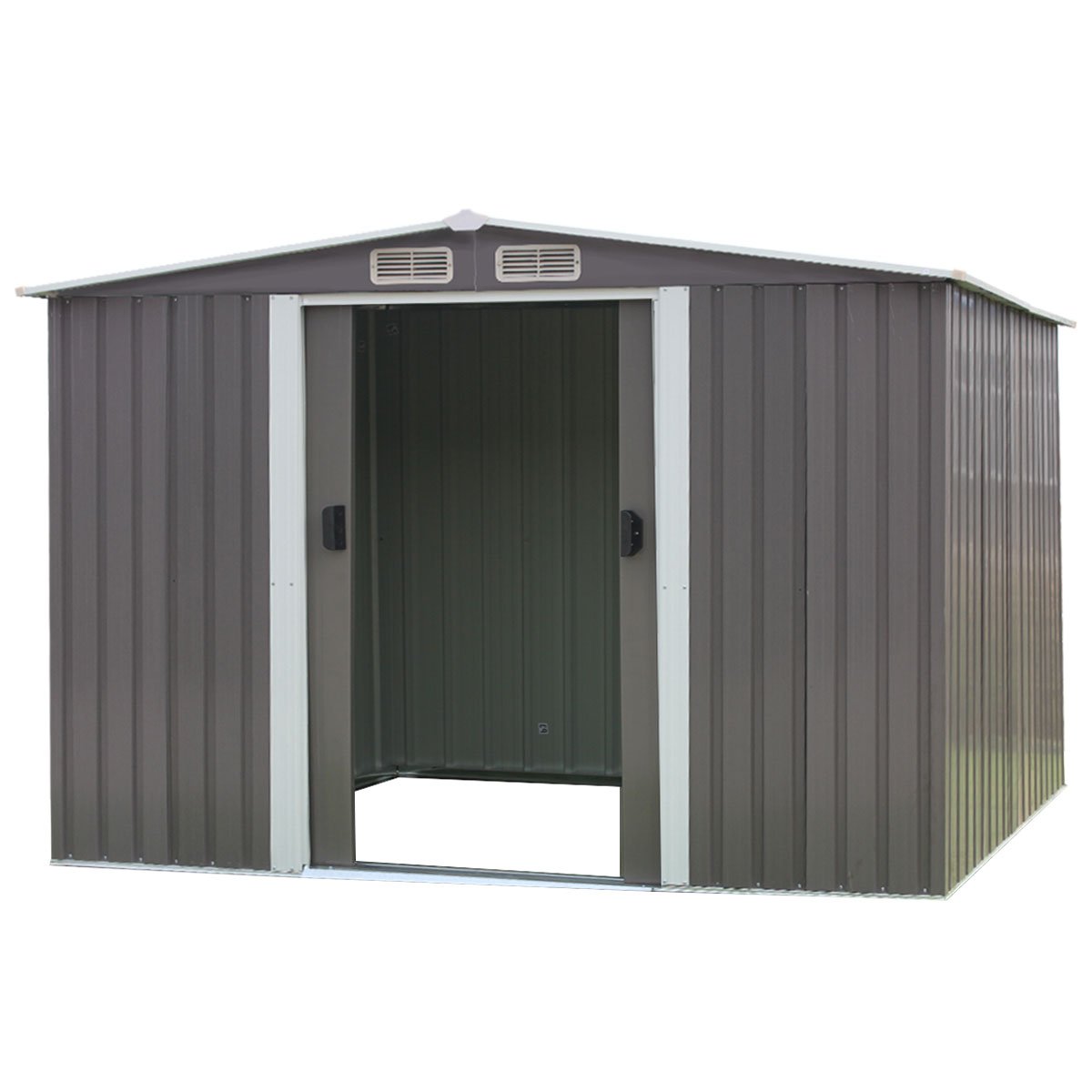 Shed Wallaroo Garden Shed Gable Roof 8ft x 8ft Outdoor Storage - Grey