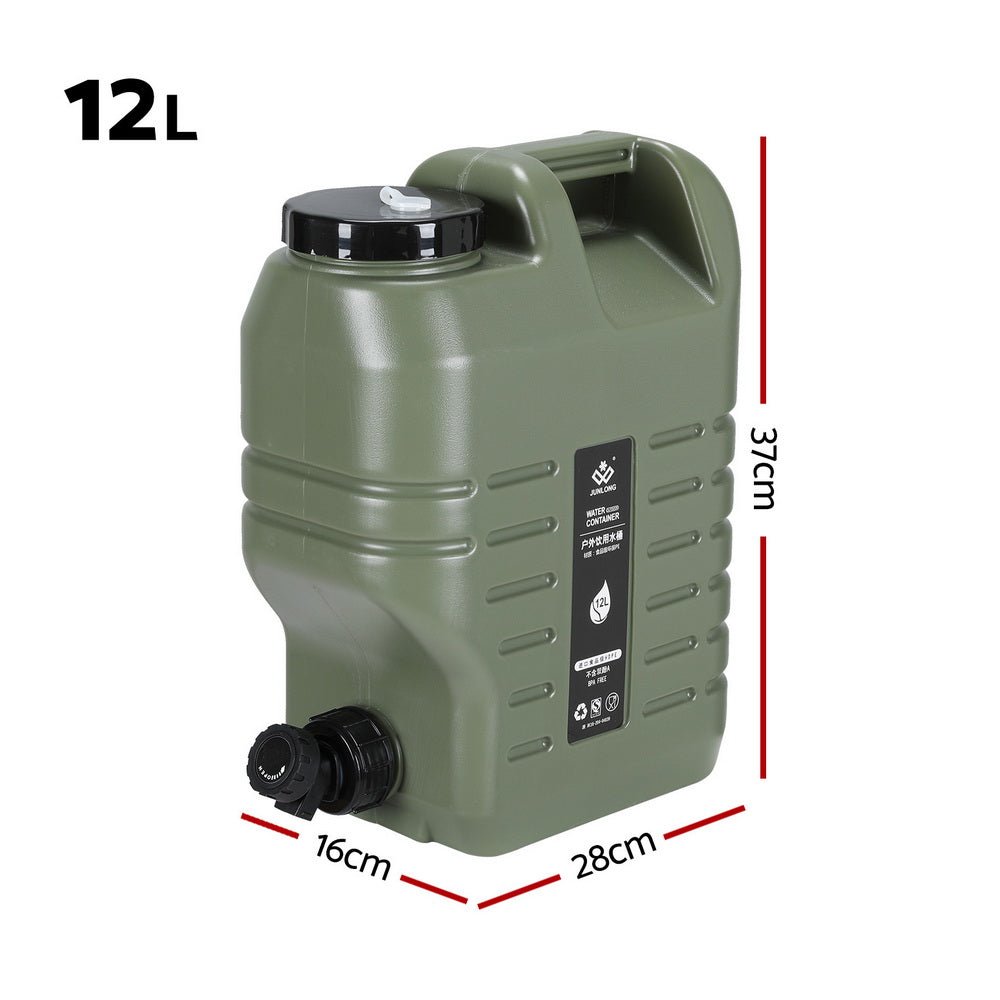 Water Container Camping Jerry Can Weisshorn 12L Outdoor Storage Tank