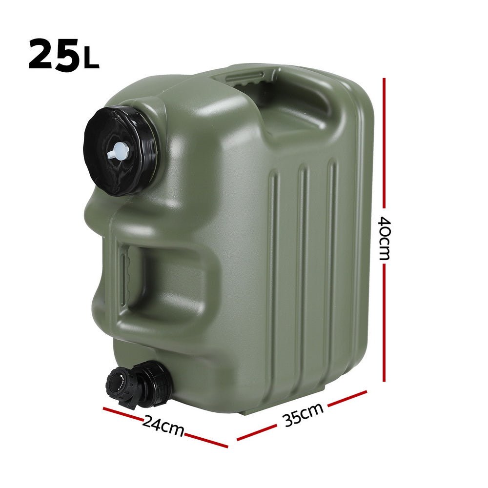 Water Container Camping Jerry Can Weisshorn 25L Outdoor Storage Tank