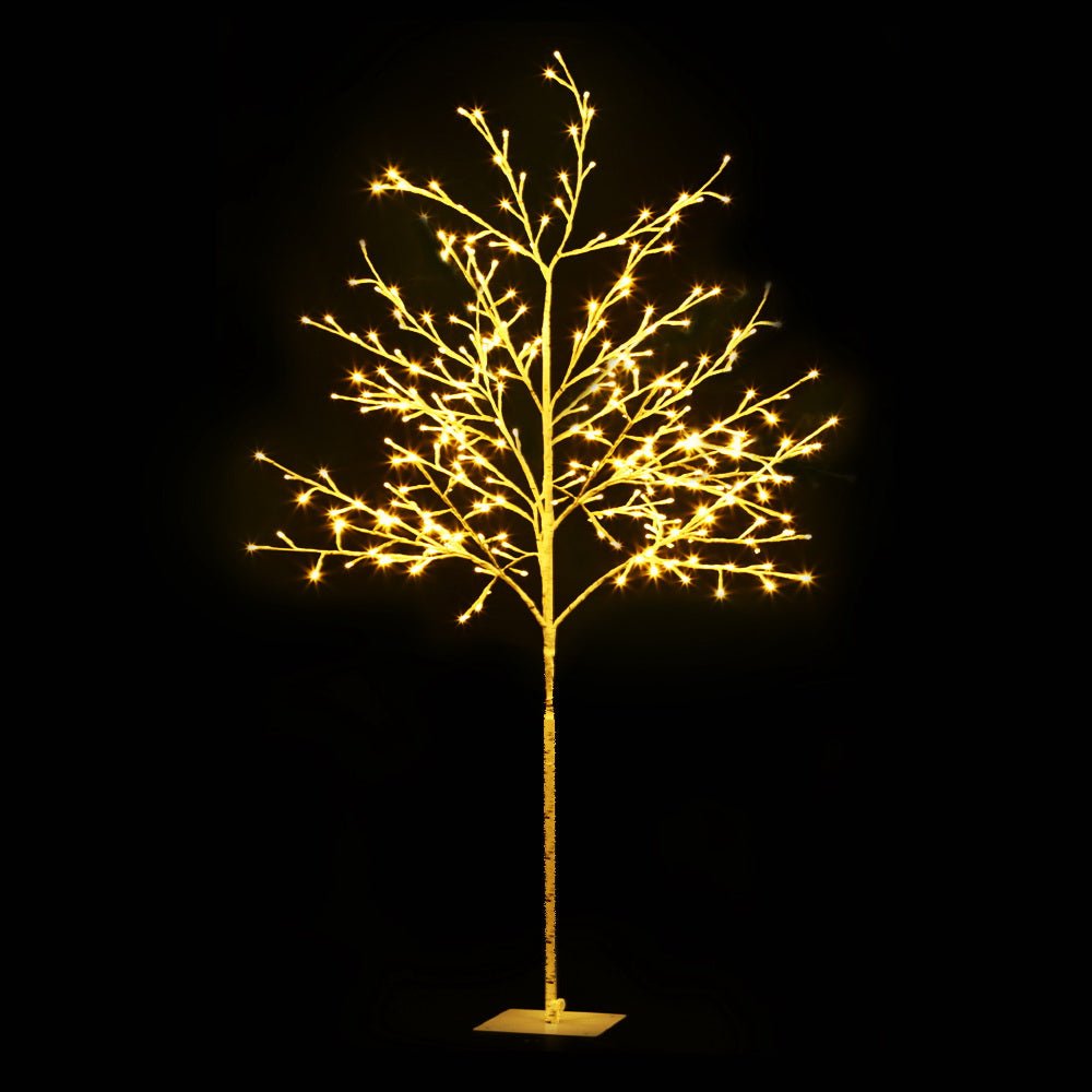 Winter Tree Light Decoration | 304 LED | Jingle Jollys | Warm White | 1.5m | Mains Powered