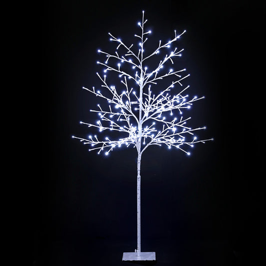 Winter Tree Light Decoration | 304 LED | Jingle Jollys | Cool White | 1.5m | Solar Powered