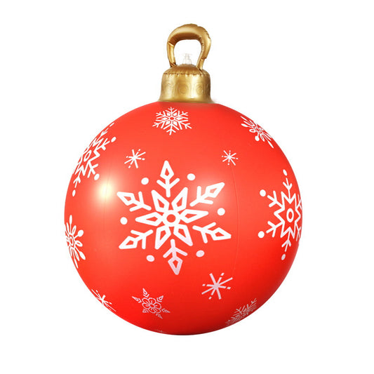 Christmas Inflatable | Ball Bauble Outdoor Decoration | Jingle Jollys | 60cm | Red