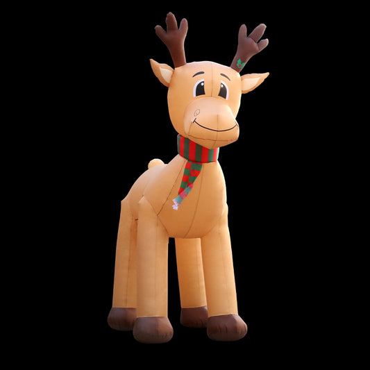 Christmas Inflatable | Reindeer Illuminated Decoration | Jingle Jollys | 5m