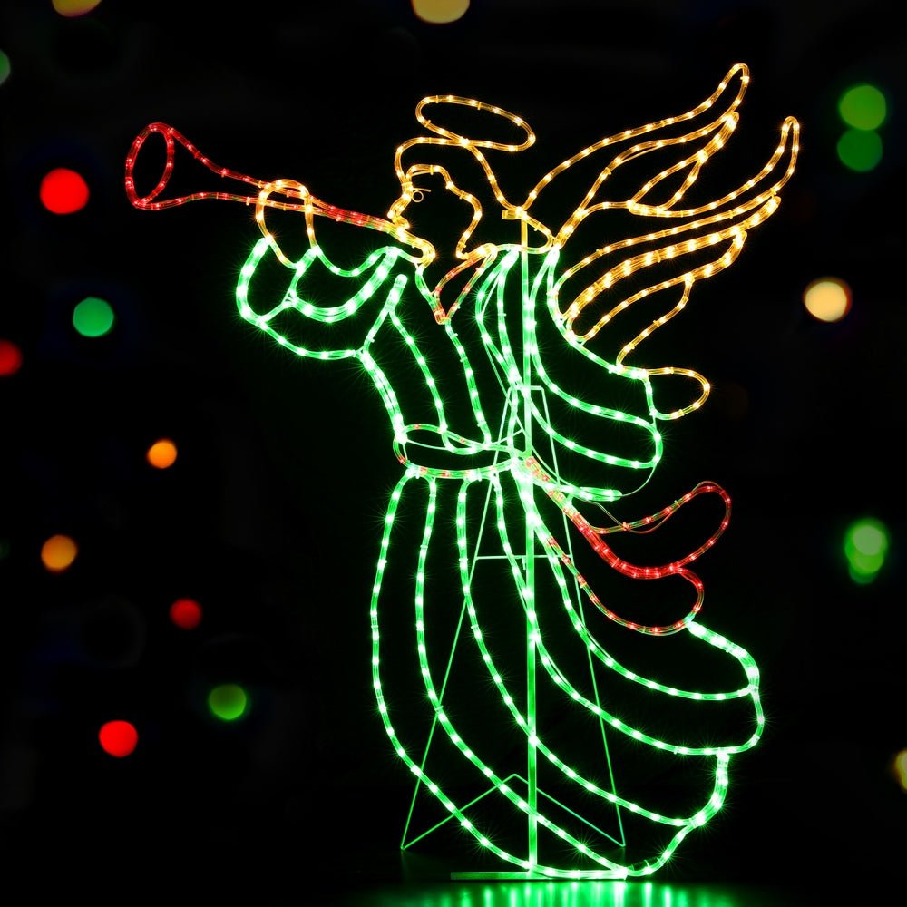 Christmas Angel Rope Light Decoration | 504 LED |Jingle Jollys | 144cm | Mains Powered