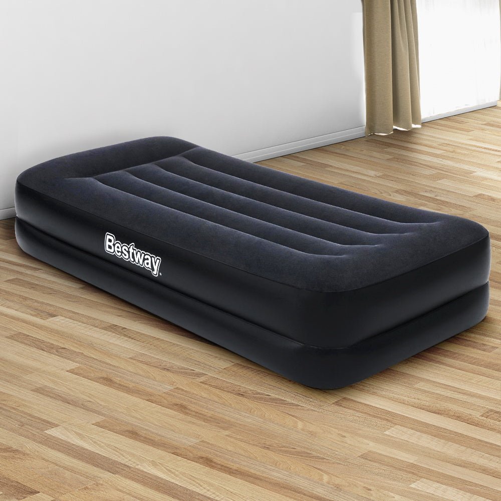 Air Mattress Single Inflatable Air Bed Airbed Black