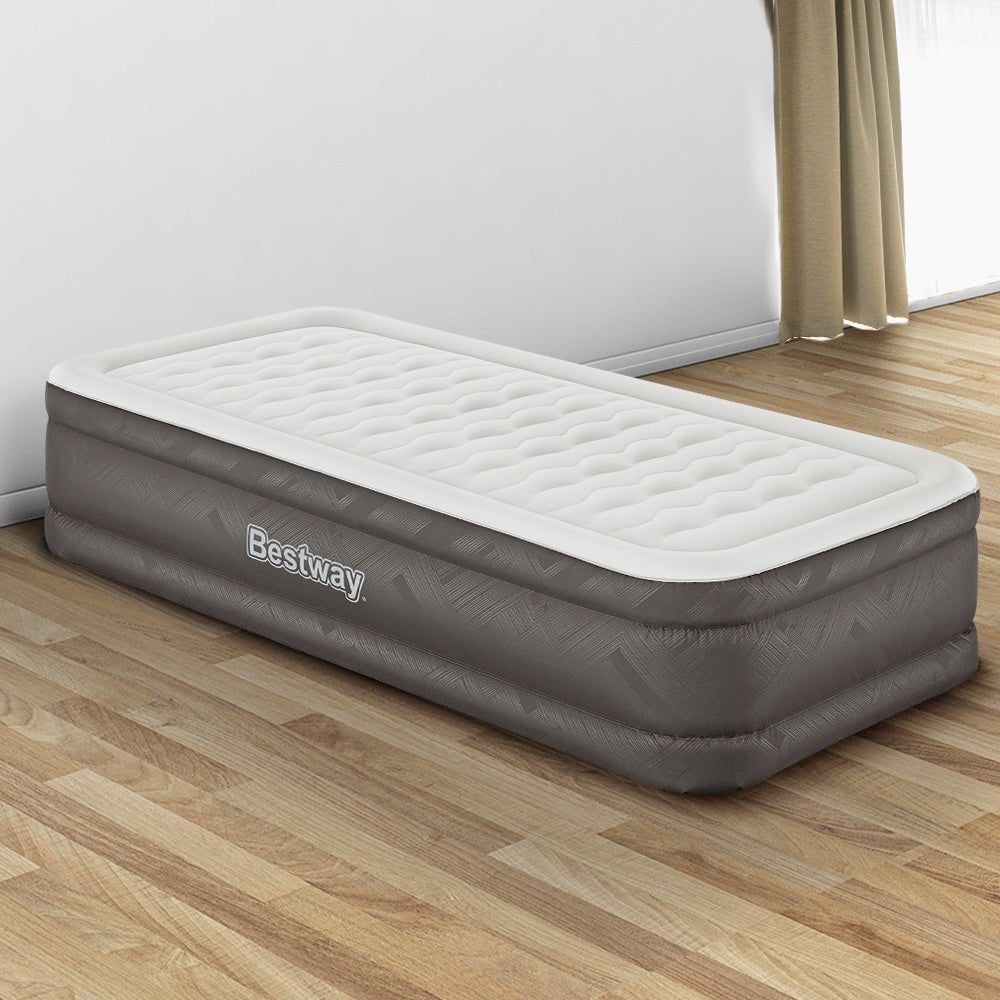 Air Mattress Single Inflatable Air Bed Airbed Grey