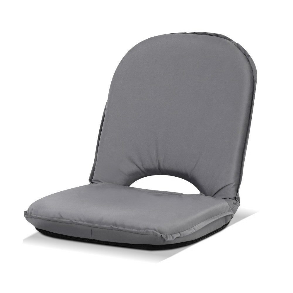 Beach Chair Lightweight Ultra Portable Padded - Grey
