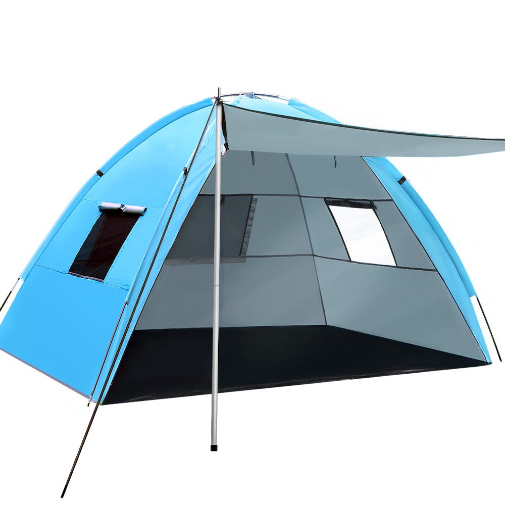 Beach Tent Sun Shade Shelter Large 2-4 Person