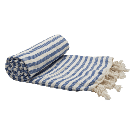 Beach Towel Portsea Deluxe Turkish Cotton - Denim