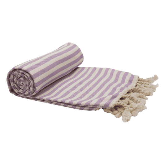 Beach Towel Portsea Deluxe Turkish Cotton - Lilac