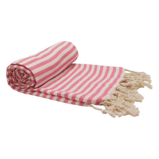 Beach Towel Portsea Deluxe Turkish Cotton - Rose