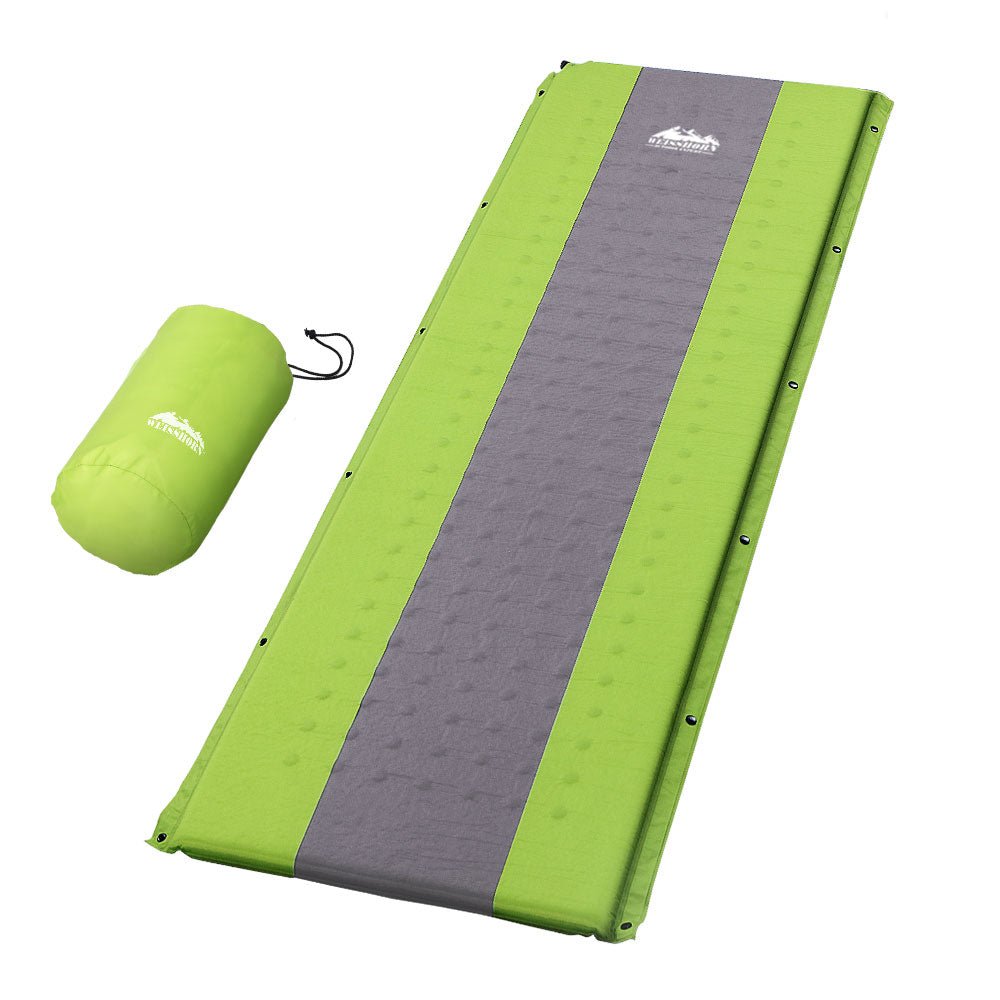 Camping Mattress Self Inflating Air Bed Single Weisshorn Sleeping Mat