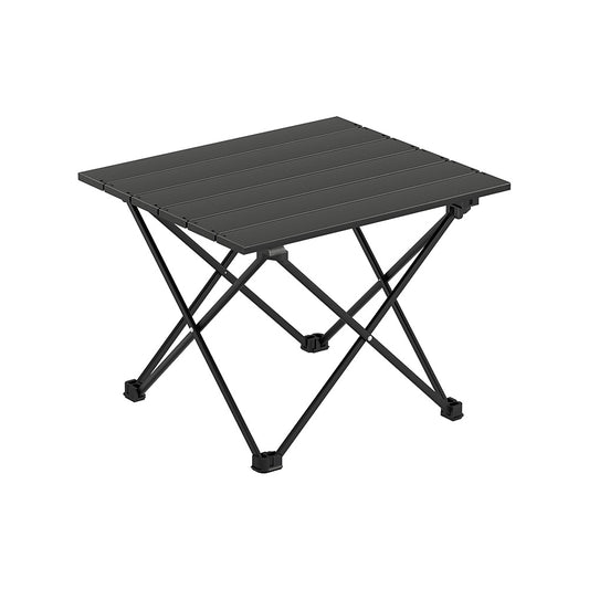 Camping Table Compact Folding Lightweight Aluminium Black