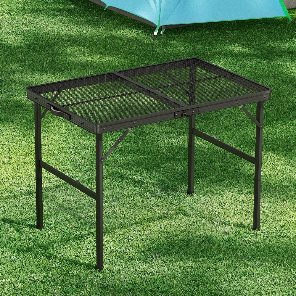 Camping Table Folding 90cm Portable Outdoor Picnic Garden BBQ