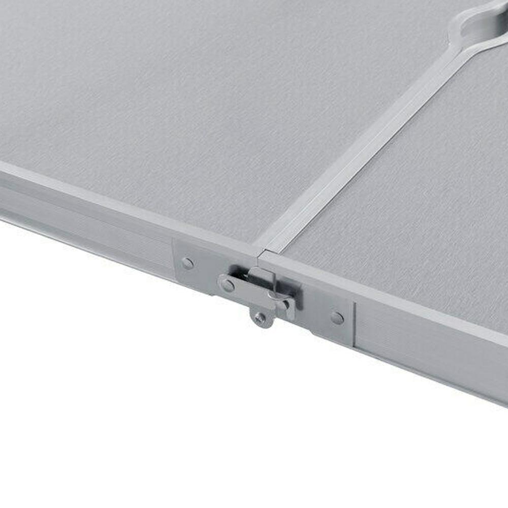 Camping Table Folding Aluminium Portable Picnic Outdoor BBQ Desk 4 Cloth Stool