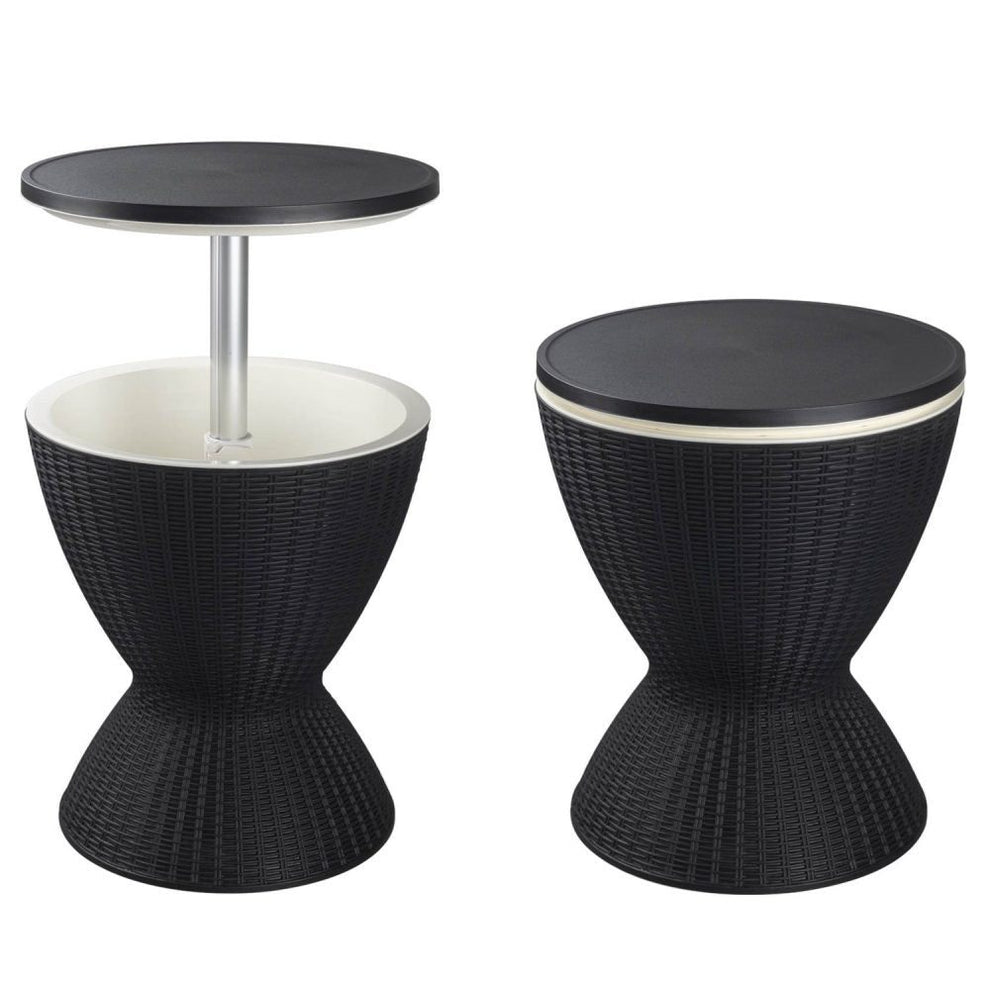 Cool Box Bar Table Mobile Ice Outdoor Furniture BBQ Coffee Cocktail ...