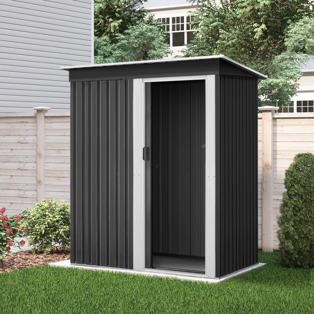 Giantz Garden Shed 1.62x0.86M Sheds Outdoor Storage Tool Workshop Shelter Sliding Door