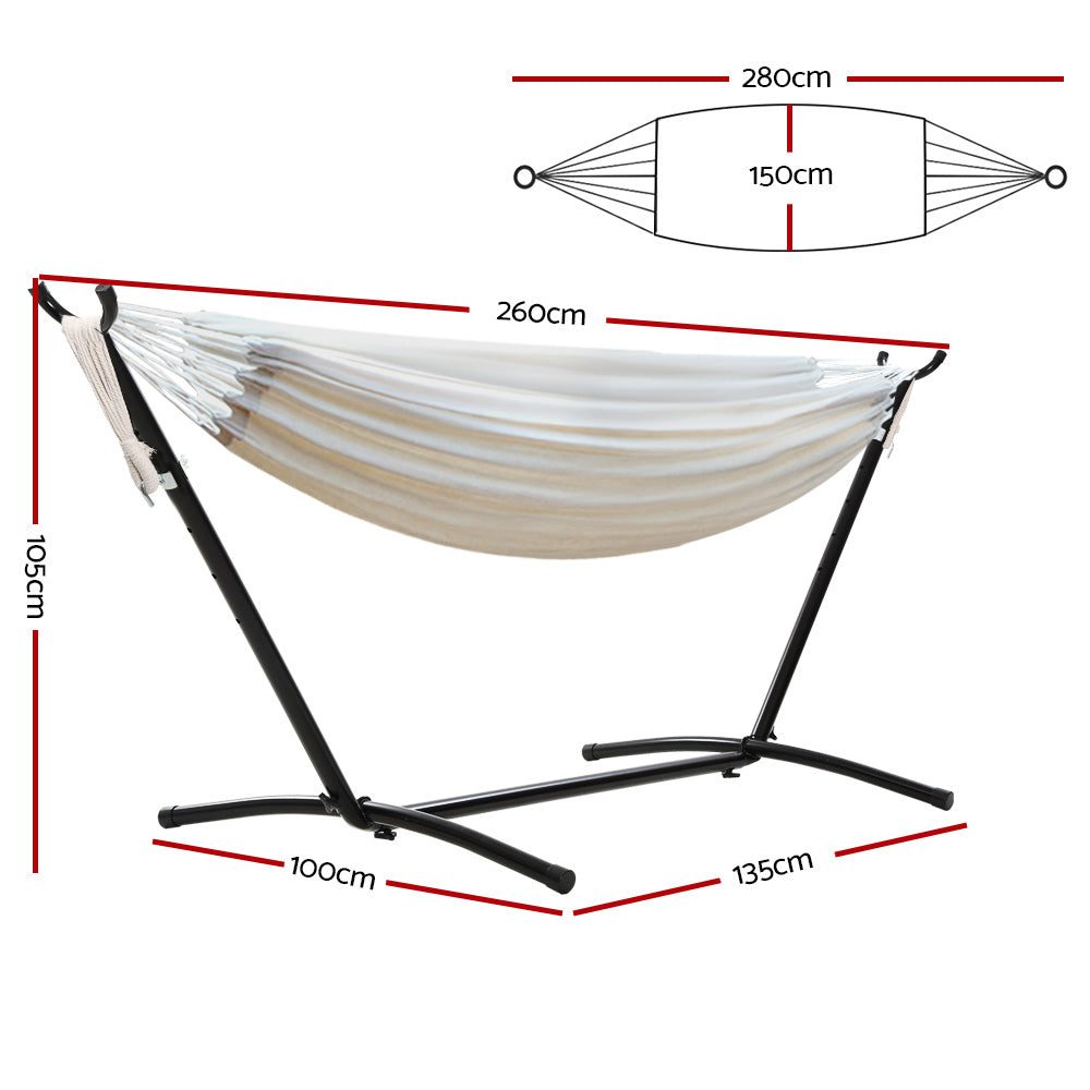 Conch Rope Hammock With Stand Cotton Rope Steep Patio Adjustable Outdoor – Conch ...