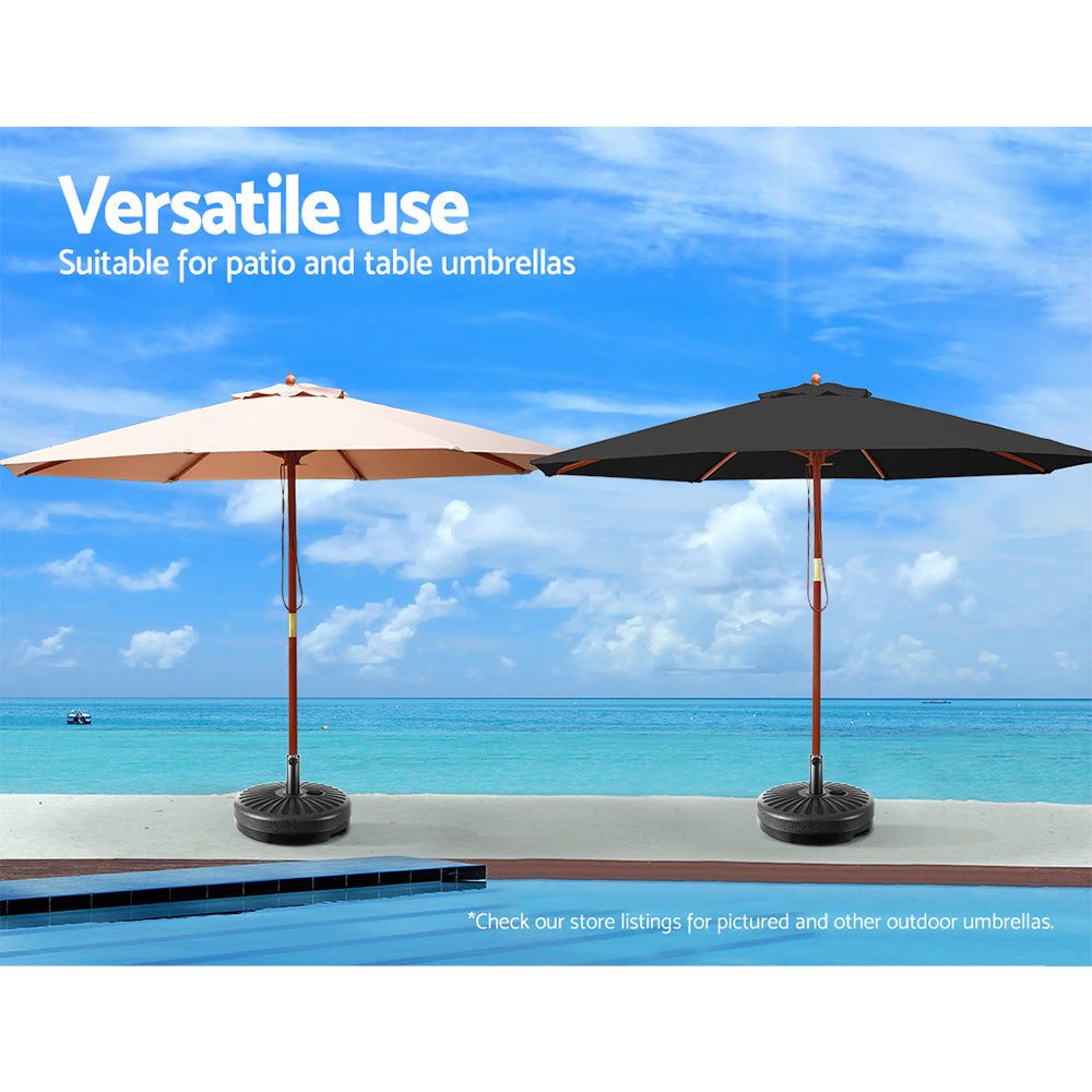 Outdoor Umbrella Base Stand | Round | Instahut | 51cm 23kg