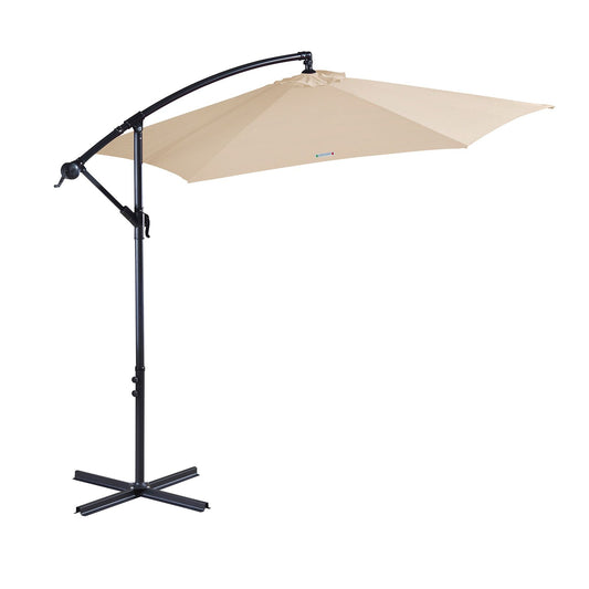 Cantilever Umbrella Milano 3M Outdoor Umbrella With Cover - Beige