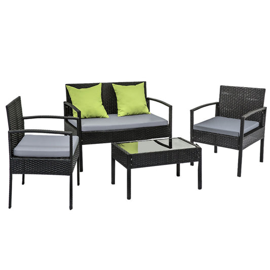Outdoor Lounge Patio Set Gardeon Outdoor Furniture Sofa Chairs Table